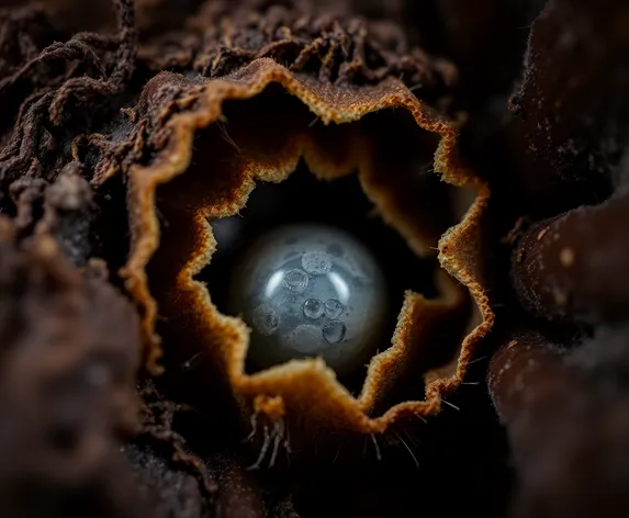 wolf spider egg sac