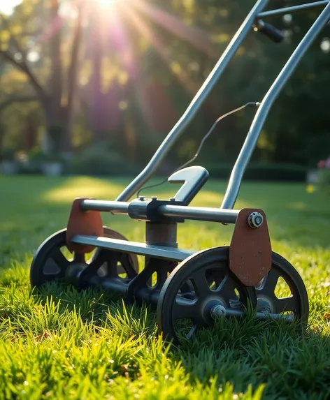 rolling lawn aerator