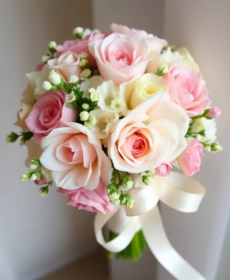 bouquet with ribbon