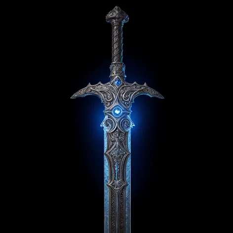 blue sword