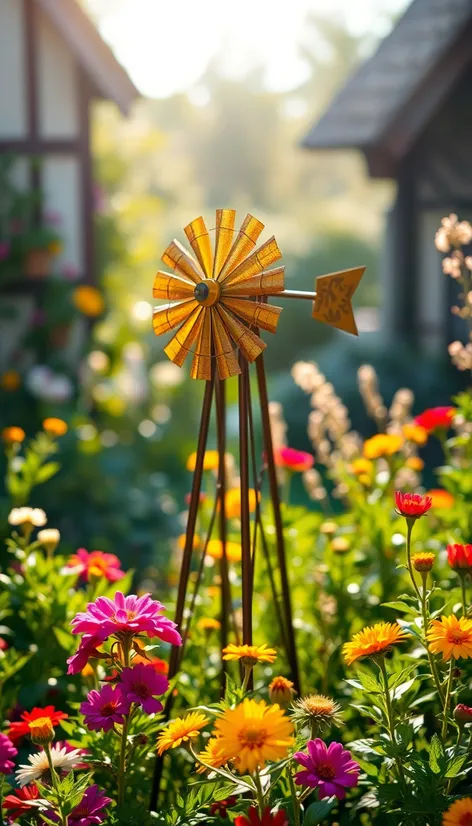 garden solar windmill