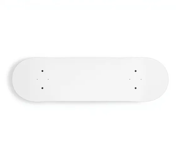 blank skateboard deck