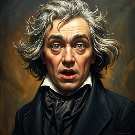 beethoven painting but his