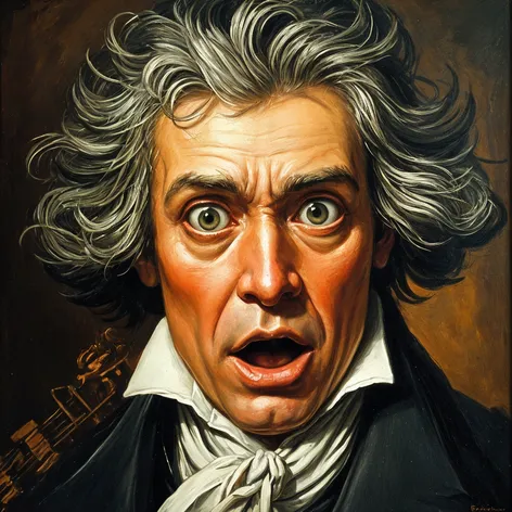 beethoven painting but his