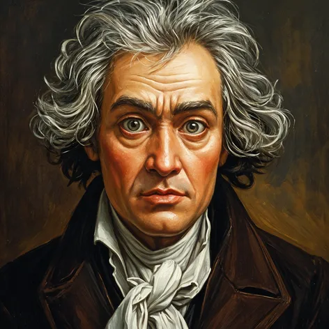 beethoven painting but his