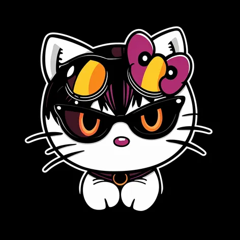 goth hello kitty