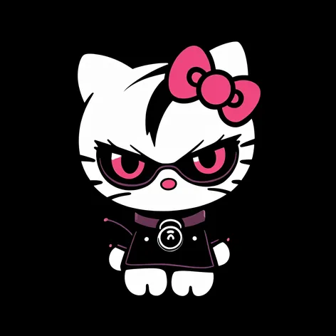 goth hello kitty