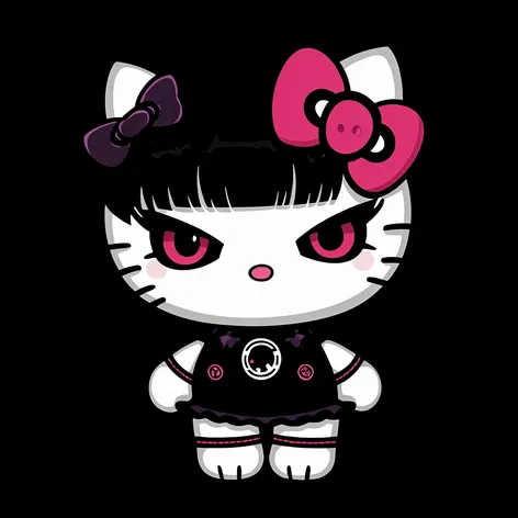 goth hello kitty