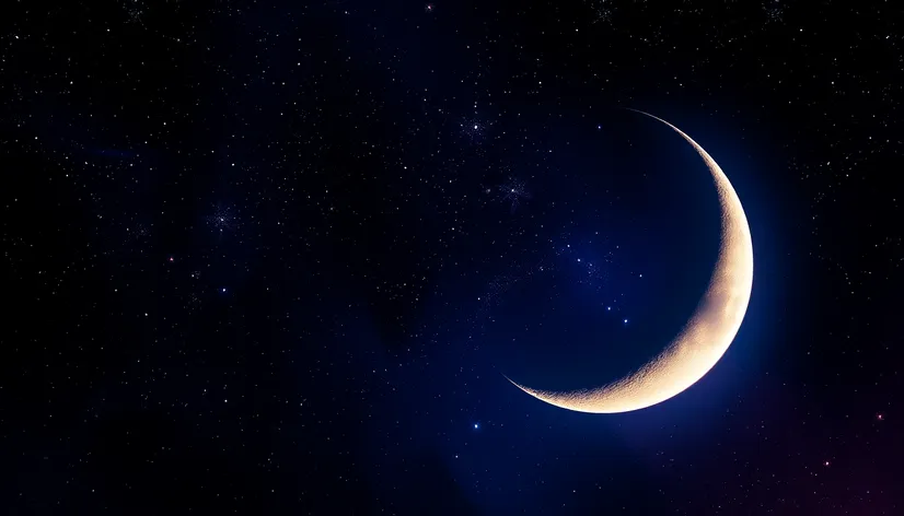 crescent drawing moon