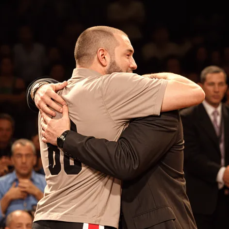 dave batista 2005 Hugging