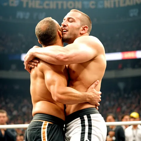 dave batista 2005 Hugging