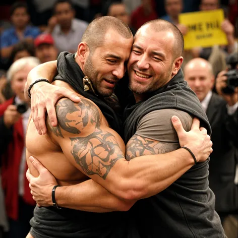 dave batista 2005 Hugging