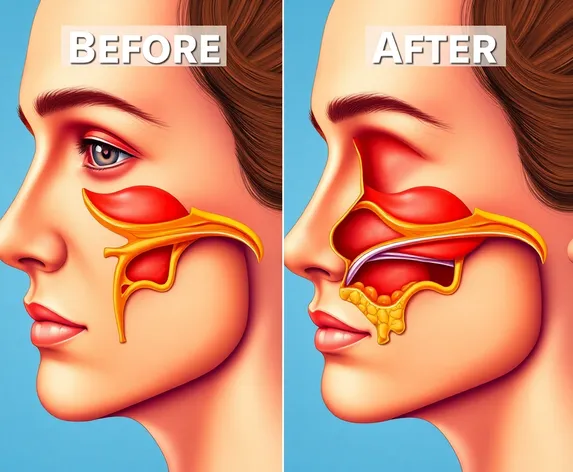 deviated septum before and