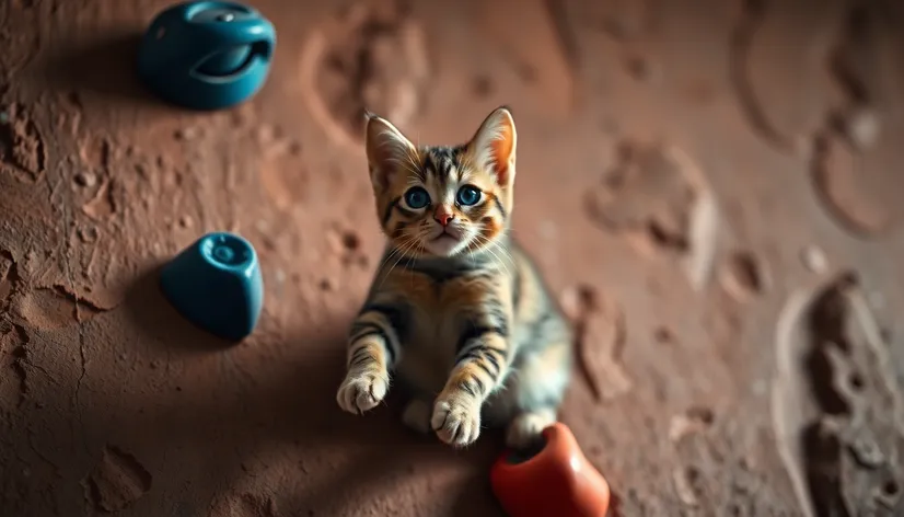 cat on a climbing