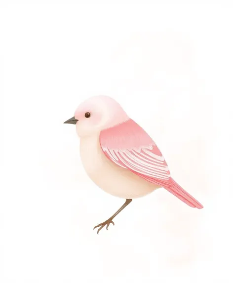 pink and bird