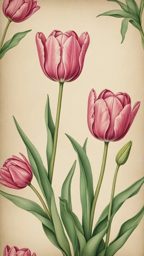 tulip drawing