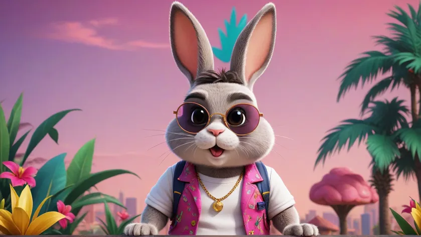 bad bunny cartoon