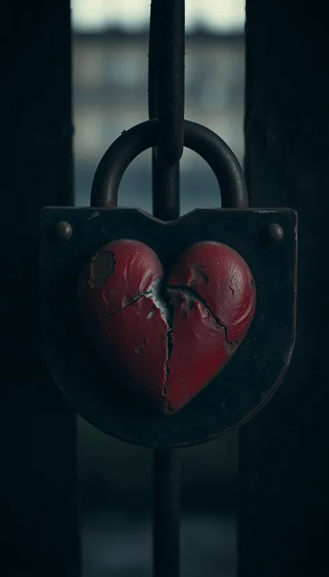 broken heart locked away