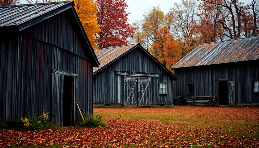 rustic old barns