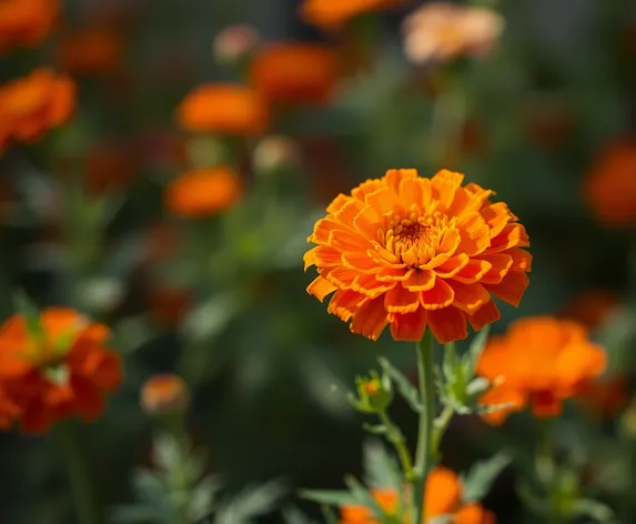 marigold flower fall