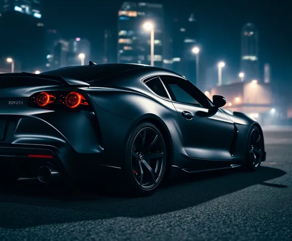 toyota supra matte black