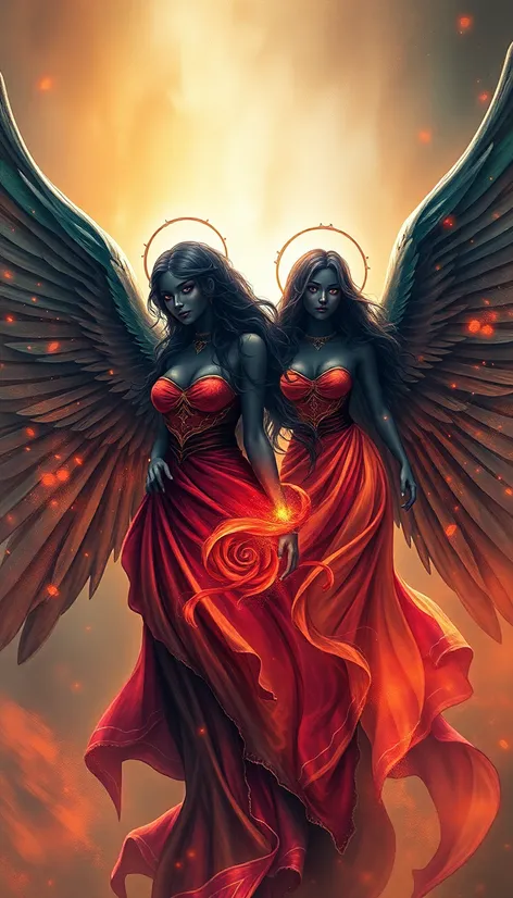 black female angels