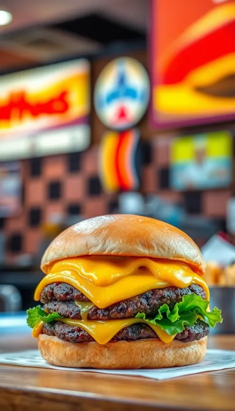 triple cheeseburger