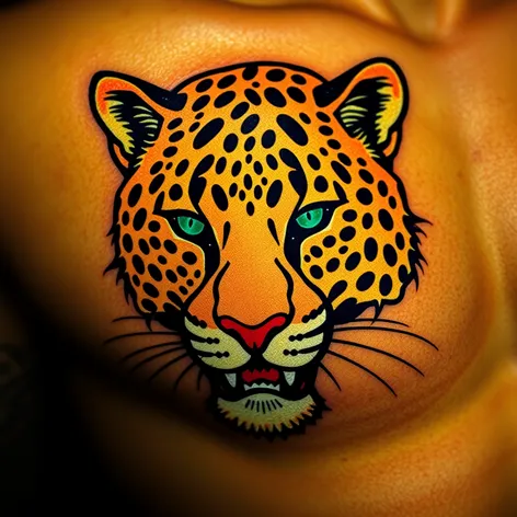 leopard print tattoo