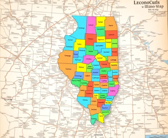 illinois counties map