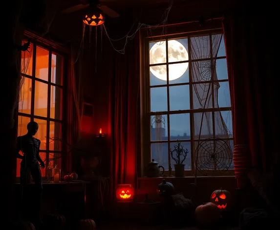 halloween themed bedroom