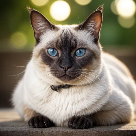 fat siamese cats