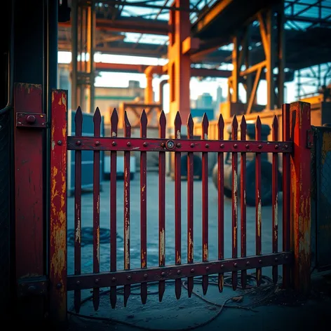 cyclone fence gate