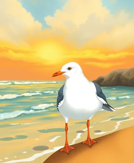 seagull illustration