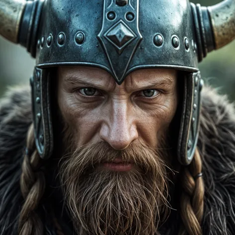 Hyper realistic, Viking character,