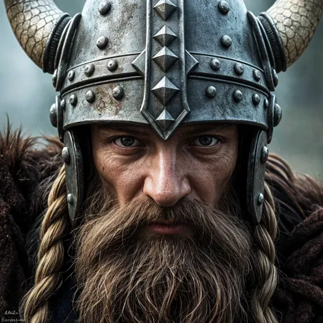 Hyper realistic, Viking character,