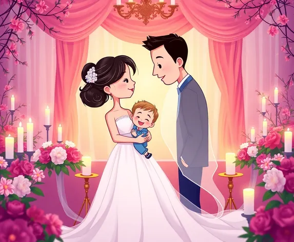 clipart bride groom and