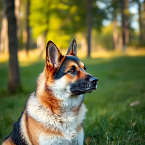 akita mix german shepherd