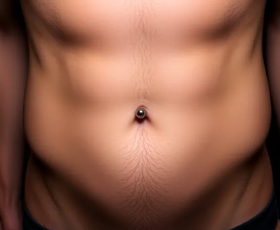 male navel piercing