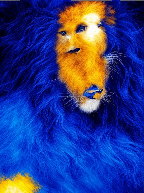 Realistic looking Half lion