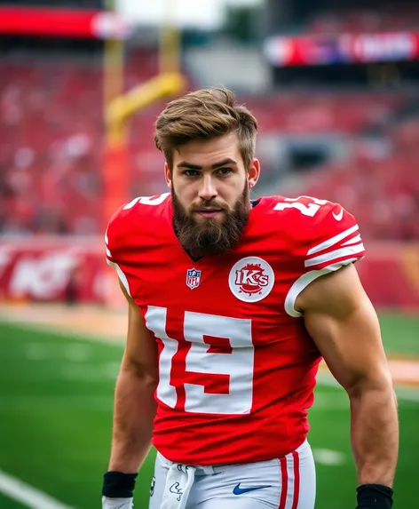 travis kelce body hair