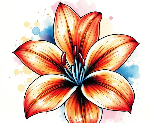 tattoo flower lily