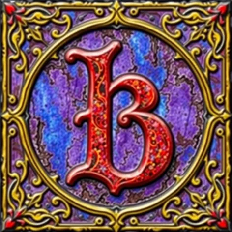 medieval letter b png