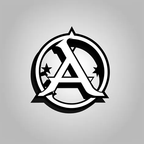 saint logo, metal, anarchy