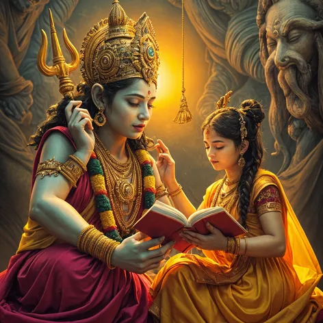 lord vishnu blessing a