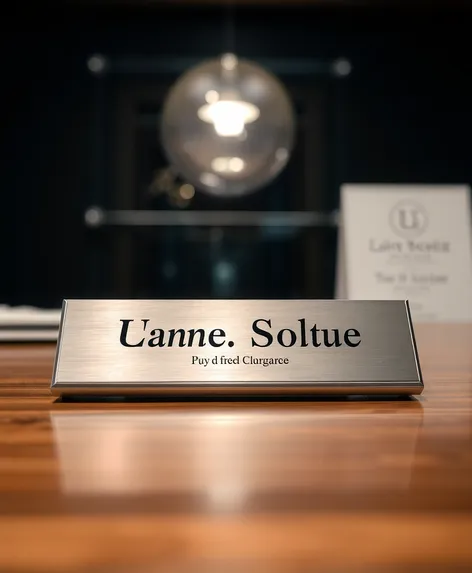 name plate for desk