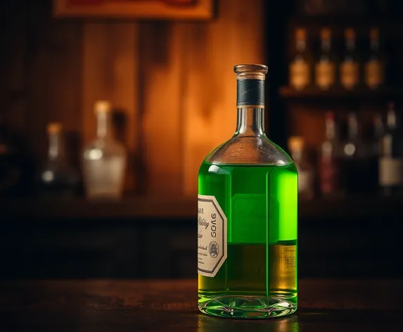 liquor in a green