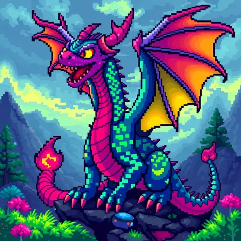 dragon pixel art