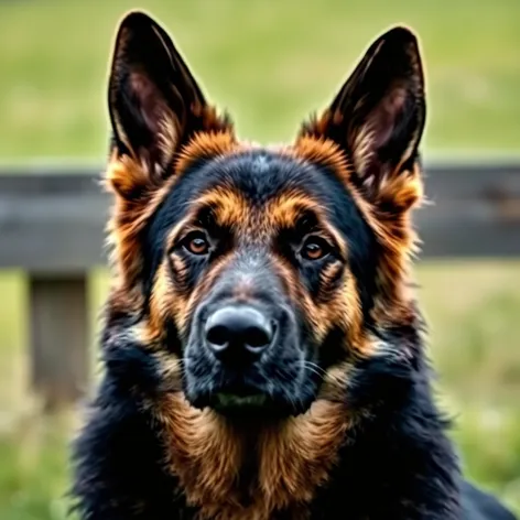 german shepherd colors black