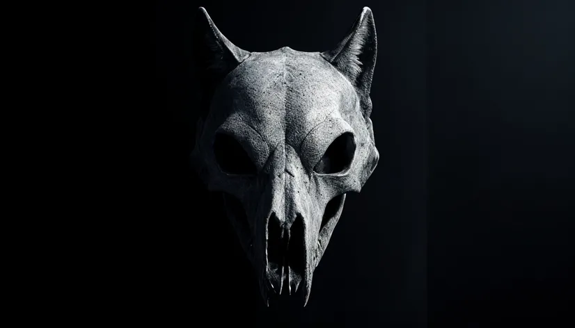 wolf skull