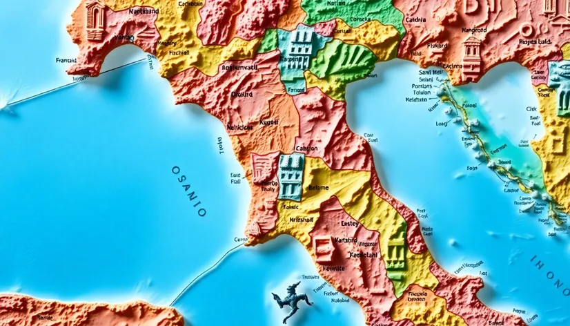 france and italy map